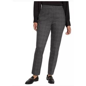 NWT Banana Republic 14 Womens Glen Plaid Trousers Office Comfort